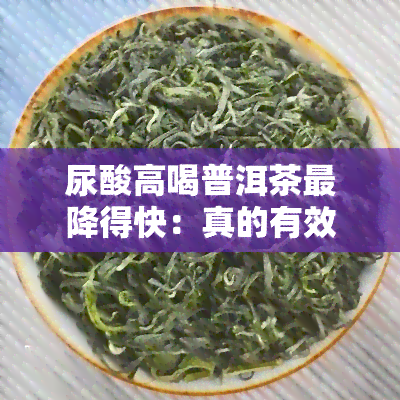 尿酸高喝普洱茶最降得快：真的有效吗？