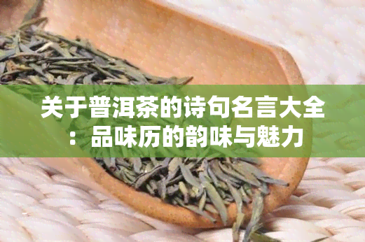 关于普洱茶的诗句名言大全：品味历的韵味与魅力