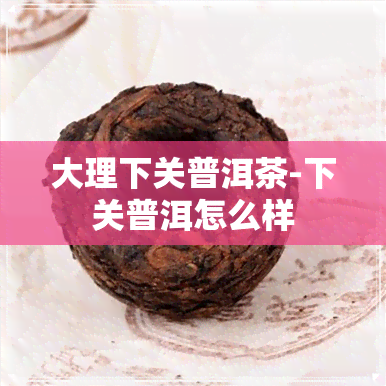 大理下关普洱茶-下关普洱怎么样