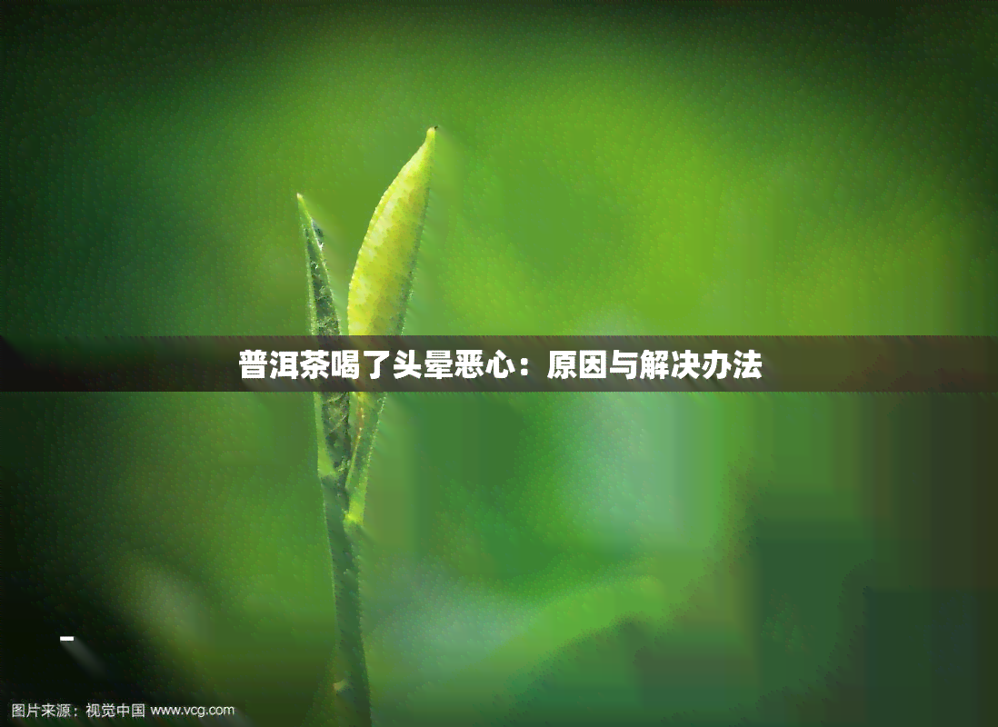 普洱茶喝了头晕恶心：原因与解决办法