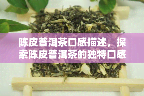 陈皮普洱茶口感描述，探索陈皮普洱茶的独特口感：一次味觉的旅行