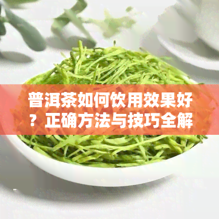 普洱茶如何饮用效果好？正确方法与技巧全解析