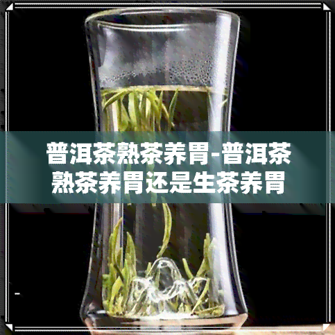 普洱茶熟茶养胃-普洱茶熟茶养胃还是生茶养胃