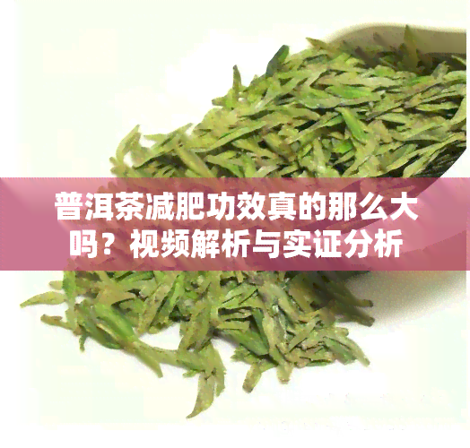 普洱茶减肥功效真的那么大吗？视频解析与实证分析