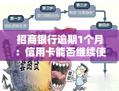 招商银行逾期1个月：信用卡能否继续使用？全额还款后是否会停卡？解决方案是什么？