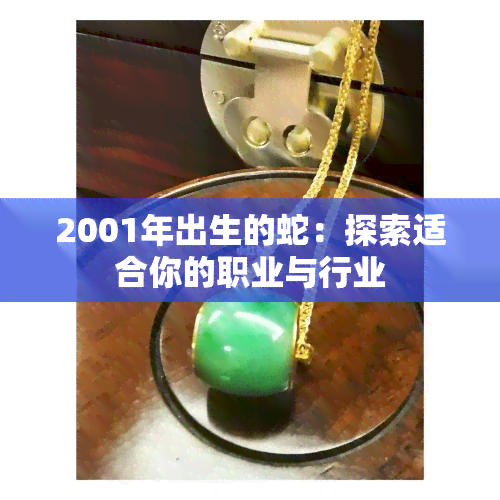 2001年出生的蛇：探索适合你的职业与行业