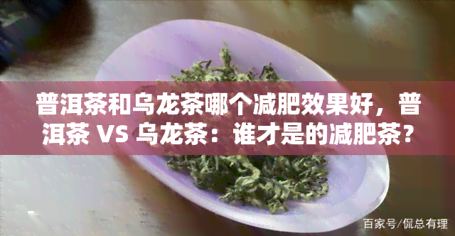 普洱茶和乌龙茶哪个减肥效果好，普洱茶 VS 乌龙茶：谁才是的减肥茶？