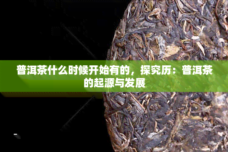 普洱茶什么时候开始有的，探究历：普洱茶的起源与发展