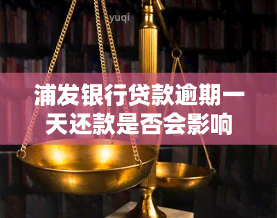 浦发银行贷款逾期一天还款是否会影响？补救办法是什么？