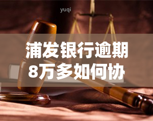 浦发银行逾期8万多如何协商分期还款？能否分两年还清？逾期三年、一年的欠款5000元会否被起诉？