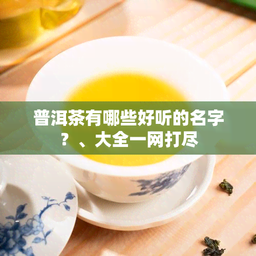 普洱茶有哪些好听的名字？、大全一网打尽