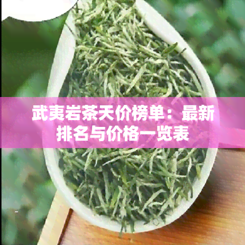 武夷岩茶天价榜单：最新排名与价格一览表