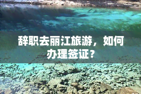 辞职去丽江旅游，如何办理签证？