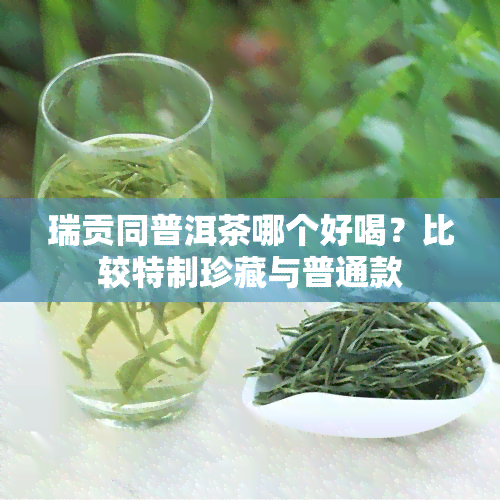 瑞贡同普洱茶哪个好喝？比较特制珍藏与普通款