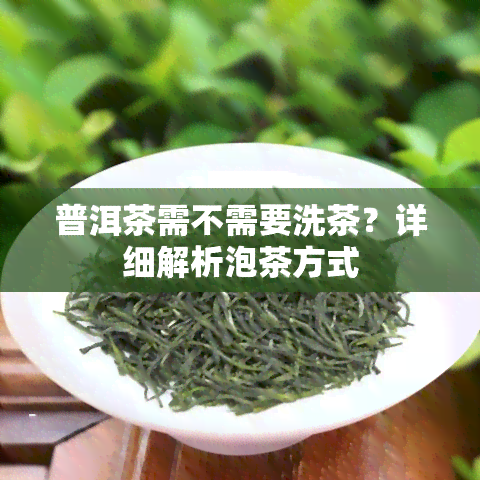 普洱茶需不需要洗茶？详细解析泡茶方式