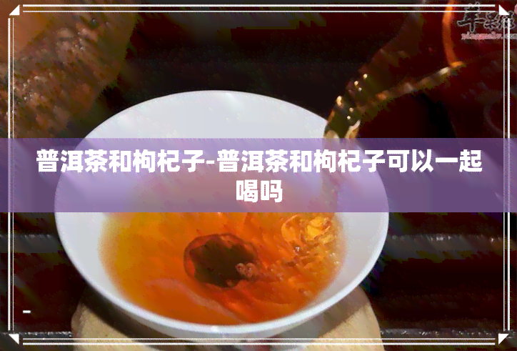 普洱茶和枸杞子-普洱茶和枸杞子可以一起喝吗