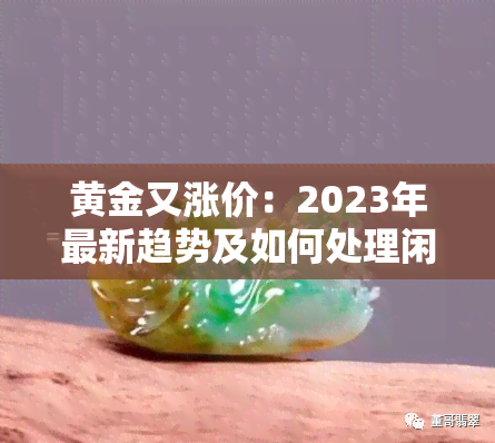 黄金又涨价：2023年最新趋势及如何处理闲置饰品