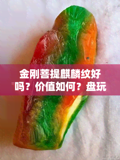 金刚菩提麒麟纹好吗？价值如何？盘玩技巧及图解，与龙鳞纹对比，手串选购指南