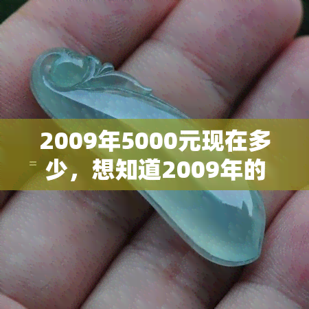 2009年5000元现在多少，想知道2009年的5000元现在值多少钱吗？答案在这里！