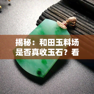 揭秘：和田玉料场是否真收玉石？看视频揭晓！