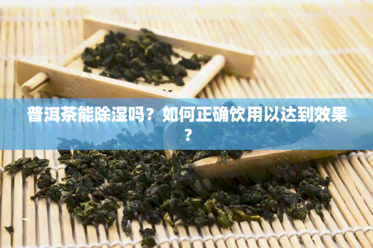 普洱茶能除湿吗？如何正确饮用以达到效果？