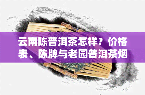 云南陈普洱茶怎样？价格表、陈牌与老园普洱茶烟全解析