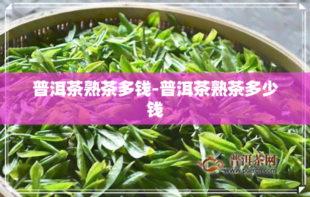 普洱茶熟茶多钱-普洱茶熟茶多少钱