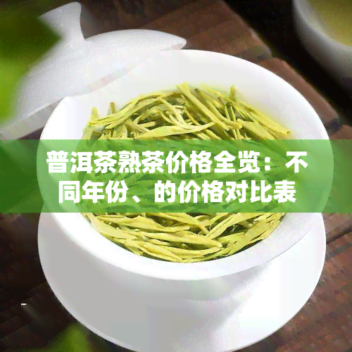 普洱茶熟茶价格全览：不同年份、的价格对比表