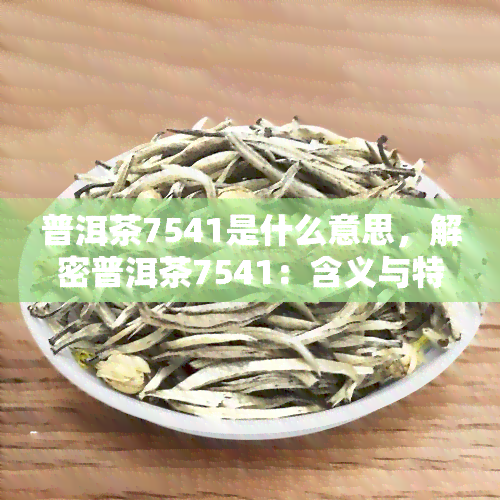 普洱茶7541是什么意思，解密普洱茶7541：含义与特点