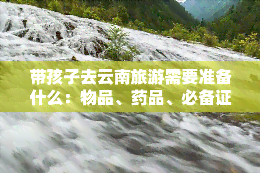 带孩子去云南旅游需要准备什么：物品、药品、必备证件与注意事项全攻略