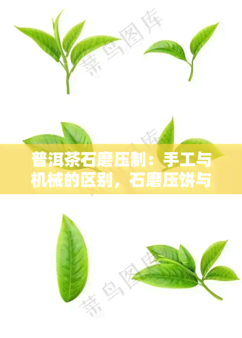 普洱茶石磨压制：手工与机械的区别，石磨压饼与机压生茶制作全过程