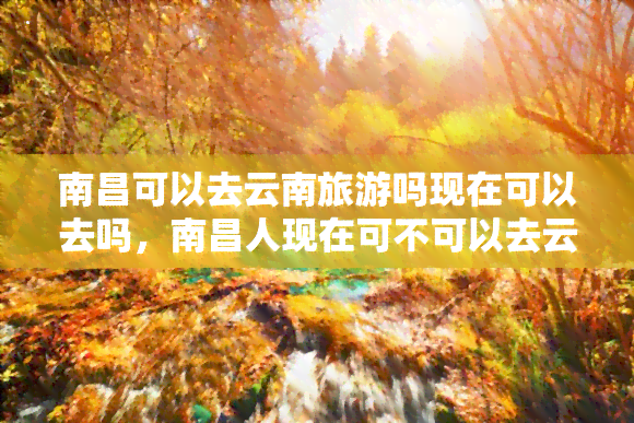 南昌可以去云南旅游吗现在可以去吗，南昌人现在可不可以去云南旅游？