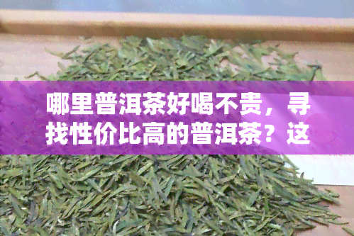 哪里普洱茶好喝不贵，寻找性价比高的普洱茶？这里告诉你哪里的喝又不贵！