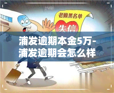 浦发逾期本金5万-浦发逾期会怎么样