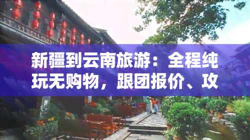 新疆到云南旅游：全程纯玩无购物，跟团报价、攻略、路线推荐，火车/飞机出行可选，超值优惠等你来！