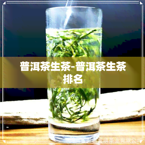 普洱茶生茶-普洱茶生茶排名