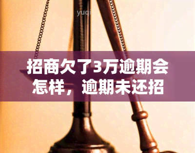 招商欠了3万逾期会怎样，逾期未还招商银行债务：后果严重，需尽快解决