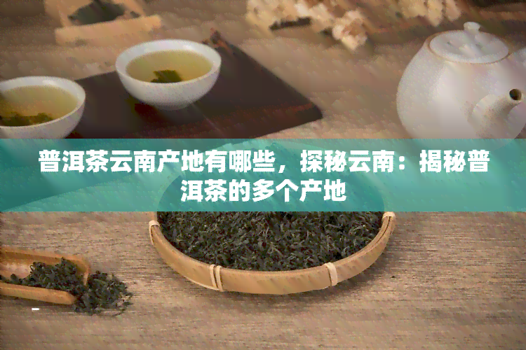 普洱茶云南产地有哪些，探秘云南：揭秘普洱茶的多个产地