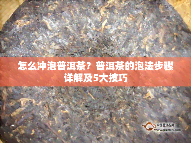 怎么冲泡普洱茶？普洱茶的泡法步骤详解及5大技巧