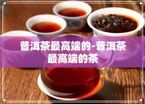 普洱茶更高端的-普洱茶更高端的茶