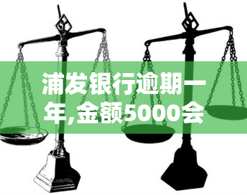 浦发银行逾期一年,金额5000会被起诉吗？逾期半年协商不成，能否分期还款？