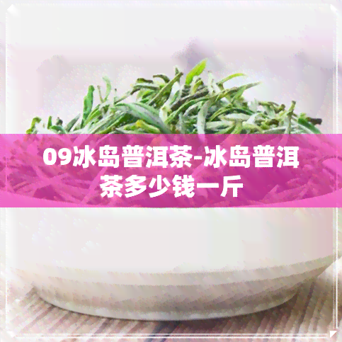 09冰岛普洱茶-冰岛普洱茶多少钱一斤