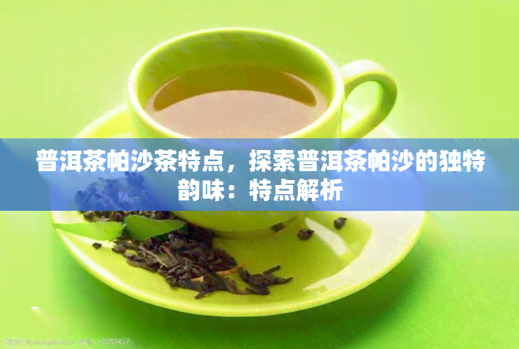 普洱茶帕沙茶特点，探索普洱茶帕沙的独特韵味：特点解析