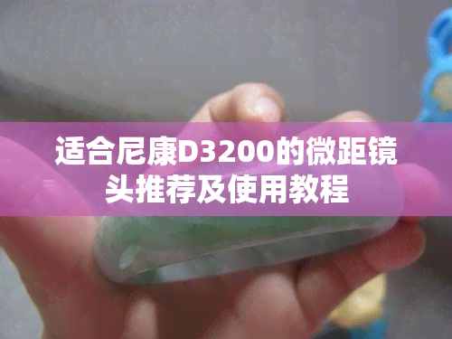 适合尼康D3200的微距镜头推荐及使用教程