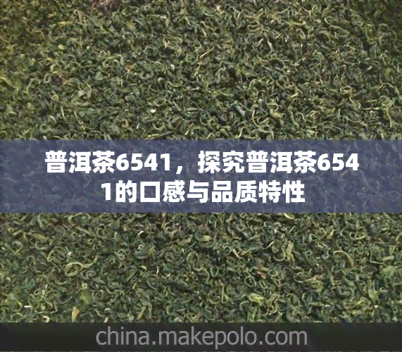 普洱茶6541，探究普洱茶6541的口感与品质特性