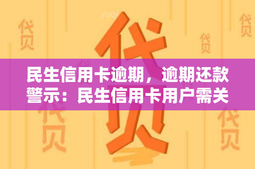 民生信用卡逾期，逾期还款警示：民生信用卡用户需关注还款日期，避免产生不良记录