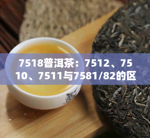 7518普洱茶：7512、7510、7511与7581/82的区别及价格解析