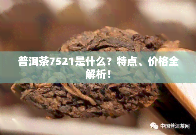 普洱茶7521是什么？特点、价格全解析！