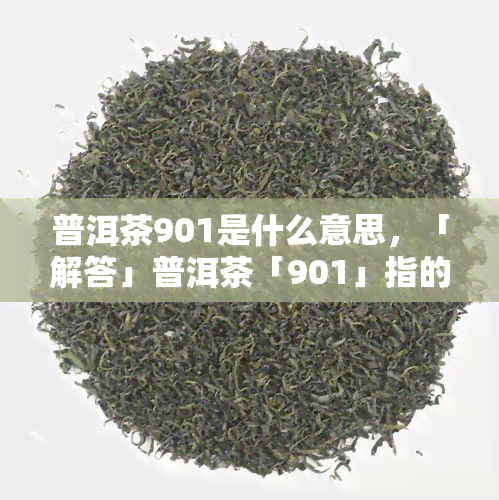 普洱茶901是什么意思，「解答」普洱茶「901」指的是什么？