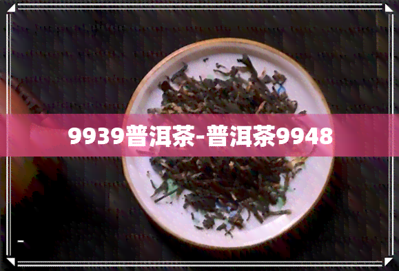 9939普洱茶-普洱茶9948